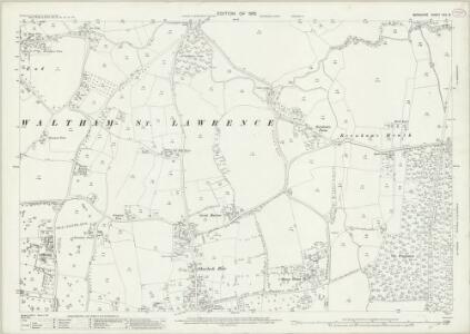 Berkshire XXX.16 (includes: Binfield; Shottesbrooke; Waltham St Lawrence) - 25 Inch Map