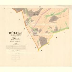 Bölten (Bielotin) - m0074-1-010 - Kaiserpflichtexemplar der Landkarten des stabilen Katasters