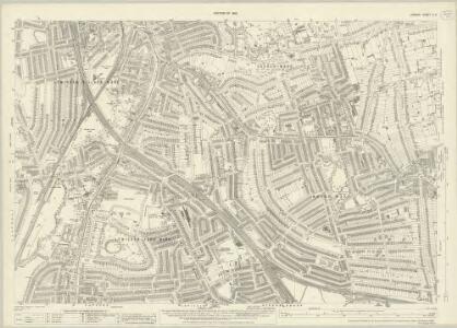 London (1915- Numbered sheets) X.9 (includes: Lewisham) - 25 Inch Map