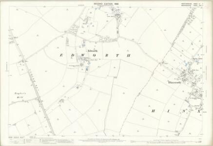 Hertfordshire III.7 (includes: Astwick; Biggleswade; Edworth; Hinxworth) - 25 Inch Map