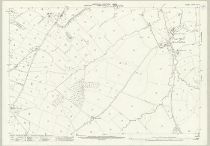 Dorset XIII.14 (includes: Fifehead Neville; Hazelbury Bryan; Ibberton; Okeford Fitzpaine) - 25 Inch Map