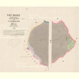 Neudorf - c5234-1-009 - Kaiserpflichtexemplar der Landkarten des stabilen Katasters