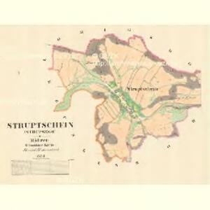 Struptschein (Strupsego) - m2906-1-001 - Kaiserpflichtexemplar der Landkarten des stabilen Katasters