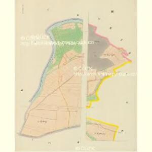 Doubraken (Doubrawka) - c1476-1-001 - Kaiserpflichtexemplar der Landkarten des stabilen Katasters