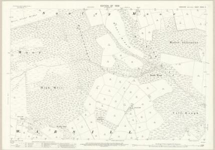 Yorkshire CXXXVI.3 (includes: Bishop Thornton; Sawley; Warsill) - 25 Inch Map