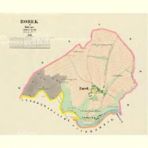 Borek - c0374-1-001 - Kaiserpflichtexemplar der Landkarten des stabilen Katasters