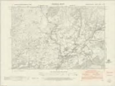 Merionethshire XXXIV.NW - OS Six-Inch Map