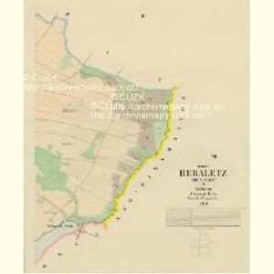 Heraletz (Heralec) - c1816-1-004 - Kaiserpflichtexemplar der Landkarten des stabilen Katasters