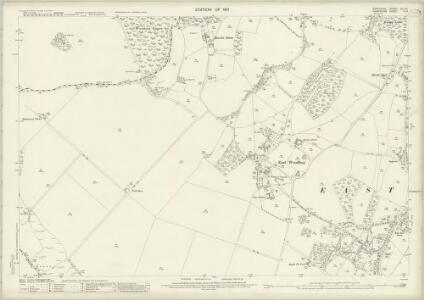 Berkshire XLII.14 (includes: Combe; East Woodhay; West Woodhay) - 25 Inch Map
