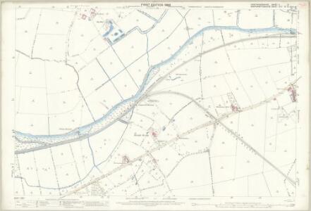 Huntingdonshire II.15 (includes: Orton Longueville; Peterborough; Woodston) - 25 Inch Map