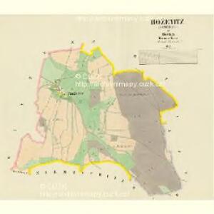 Božetitz (Božetice) - c0447-1-001 - Kaiserpflichtexemplar der Landkarten des stabilen Katasters