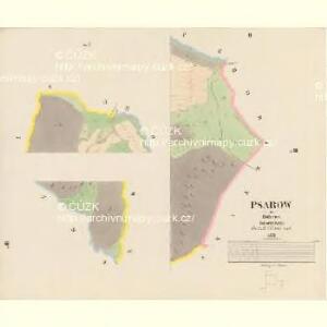 Psarow - c6262-1-002 - Kaiserpflichtexemplar der Landkarten des stabilen Katasters