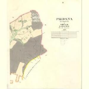 Piersna (Piersno) - m2433-1-003 - Kaiserpflichtexemplar der Landkarten des stabilen Katasters