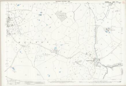 Cheshire LVII.13 (includes: Balterley; Barthomley; Weston) - 25 Inch Map