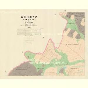 Willenz (Wilanec) - m3402-1-002 - Kaiserpflichtexemplar der Landkarten des stabilen Katasters