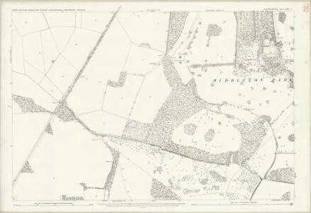 Oxfordshire XXII.7 (includes: Chesterton; Kirtlington; Lower Heyford; Middleton Stoney) - 25 Inch Map