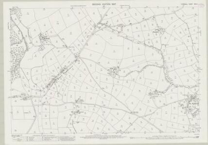 Cornwall XXXV.11 (includes: Liskeard; St Pinnock) - 25 Inch Map
