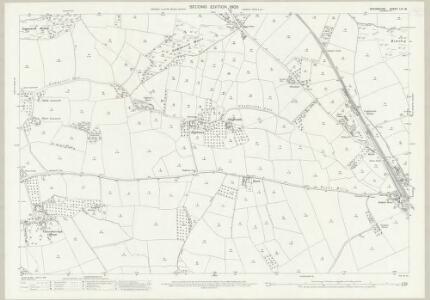 Devon LIV.15 (includes: Clannaborough; Colebrooke; Crediton Hamlets; Down St Mary; Sandford) - 25 Inch Map