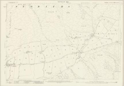 Yorkshire CLII.14 (includes: Beamsley; Blubberhouses; Hazlewood With Storiths; Thruscross) - 25 Inch Map