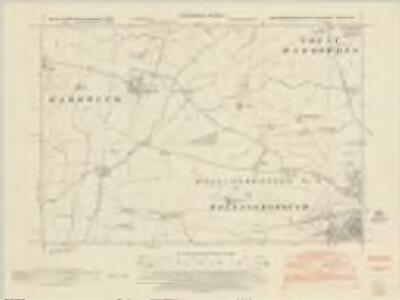 Northamptonshire XXXIX.NW - OS Six-Inch Map