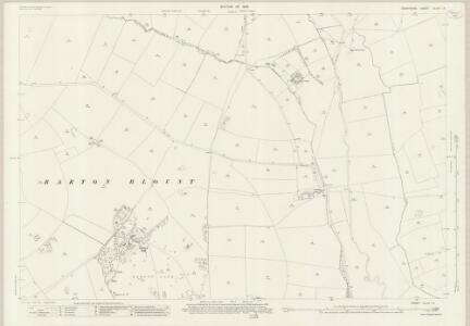 Derbyshire XLVIII.15 (includes: Barton Blount; Church Broughton; Longford) - 25 Inch Map