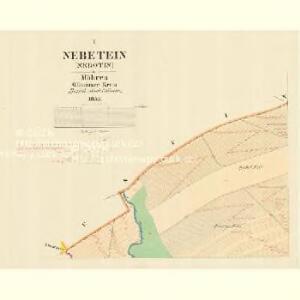 Nebetein (Nebotin) - m0733-1-001 - Kaiserpflichtexemplar der Landkarten des stabilen Katasters