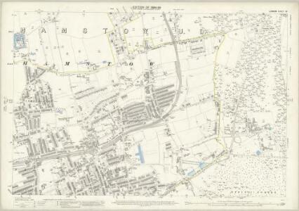 London (Edition of 1894-96) XV (includes: Leyton; Walthamstow) - 25 Inch Map