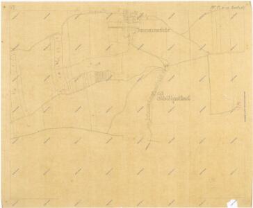 Kopie katastrální mapy obce Domoušice s kolonií Filipov, list VII 1