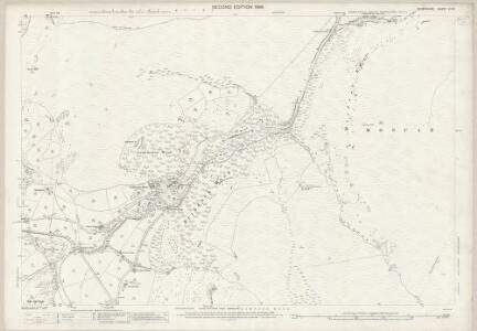 Derbyshire VII.15 (includes: Bamford; Derwent; Hope Woodlands; Outseats) - 25 Inch Map
