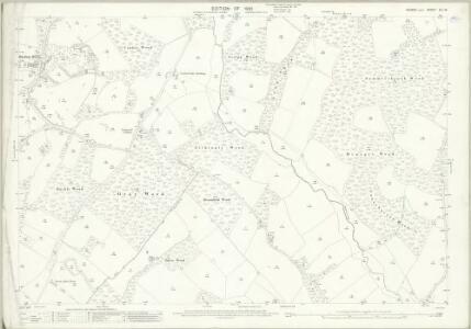 Sussex XLI.15 (includes: Chiddingly; East Hoathly; Waldron) - 25 Inch Map