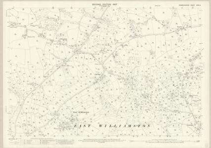 Pembrokeshire XXXV.14 (includes: Begeli; East Williamston; Jeffreston; St Issells) - 25 Inch Map