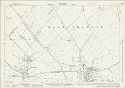 Berkshire XIV.9 (includes: Childrey; East Challow; Grove; West Challow) - 25 Inch Map