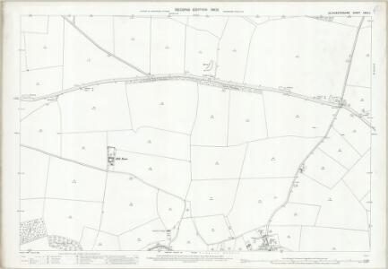 Gloucestershire XXXV.4 (includes: Compton Abdale; Haselton; Shipton) - 25 Inch Map