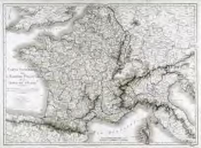 Carte itinéraire de l'empire français et du royaume d'Italie