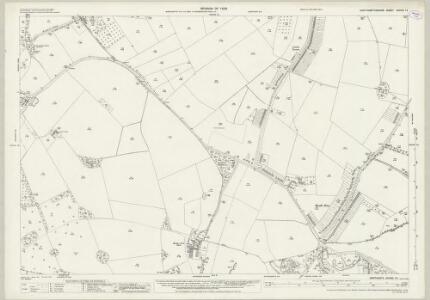 Northamptonshire XXXVIII.14 (includes: Billing; Boughton; Moulton; Northampton; Weston Favell) - 25 Inch Map