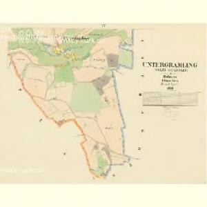 Unter Gramling (Dolnj Gramolin) - c1313-1-003 - Kaiserpflichtexemplar der Landkarten des stabilen Katasters