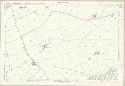 Huntingdonshire XIII.2 (includes: Great Gidding; Little Gidding; Sawtry; Steeple Gidding) - 25 Inch Map