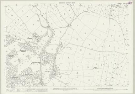 Cornwall XXII.6 (includes: Lewannick; North Hill) - 25 Inch Map