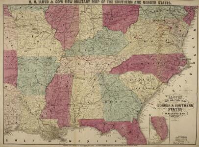 Lloyd's New Military Map of the Border and Southern States