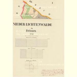 Nieder Lichtenwalde - c1394-2-001 - Kaiserpflichtexemplar der Landkarten des stabilen Katasters