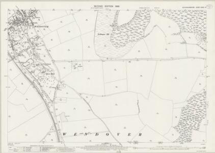 Buckinghamshire XXXIV.14 (includes: Halton; The Lee; Wendover) - 25 Inch Map