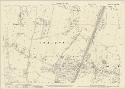 Sussex XXXIX.13 (includes: Clayton; Hurstpierpoint; Keymer) - 25 Inch Map