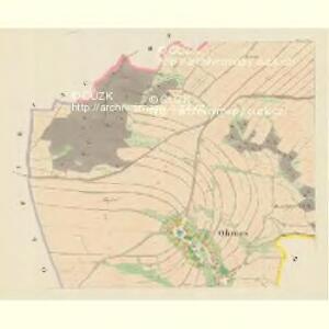 Ohrnes (Jaborny) - m1056-1-002 - Kaiserpflichtexemplar der Landkarten des stabilen Katasters