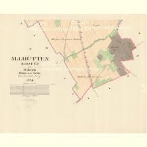 Allhütten (Lhotta) - m1517-1-003 - Kaiserpflichtexemplar der Landkarten des stabilen Katasters