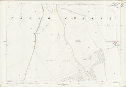 Wiltshire LXX.11 (includes: Broad Chalke) - 25 Inch Map