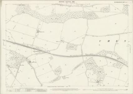 Buckinghamshire XLIII.7 (includes: Amersham; Chalfont St Giles; Chenies) - 25 Inch Map