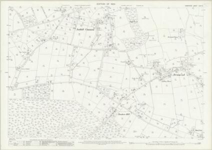 Hampshire and Isle of Wight LXVII.12 (includes: Denmead) - 25 Inch Map