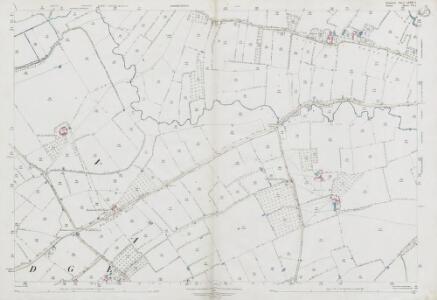 Somerset LXXXV.1 (includes: Henstridge; Kington Magna) - 25 Inch Map