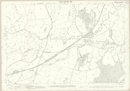 Lancashire XXV.1 (includes: Borwick; Carnforth; Over Kellet; Warton) - 25 Inch Map