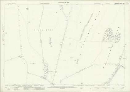 Berkshire XIX.7 (includes: Childrey; Kingston Lisle; Lambourn; Sparsholt) - 25 Inch Map